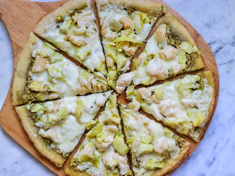 Chicken Pesto Pizza