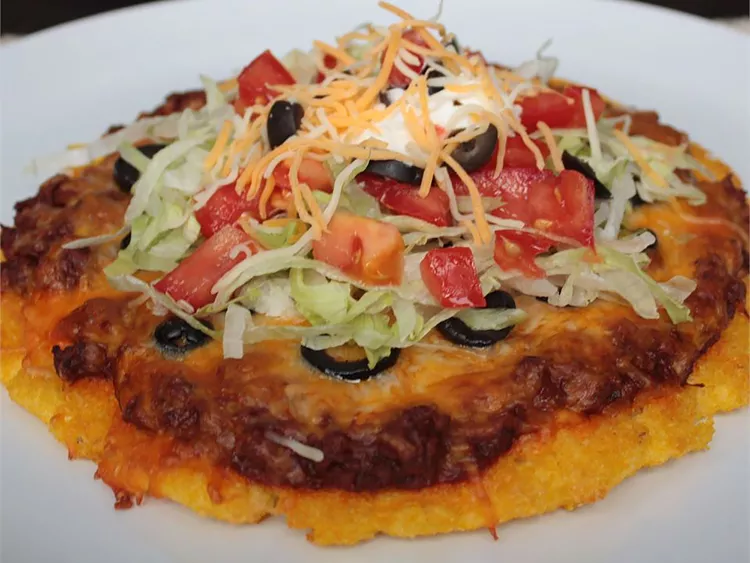 Mexican Polenta Pizza